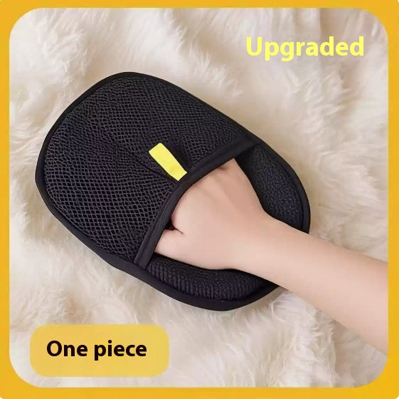 Reusable Pet Hair Remover Mitt, Dual-Sided Grooming Glove for Cats and Dogs
