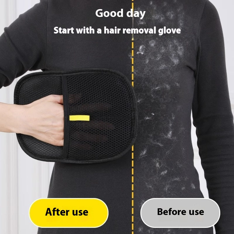 Reusable Pet Hair Remover Mitt, Dual-Sided Grooming Glove for Cats and Dogs