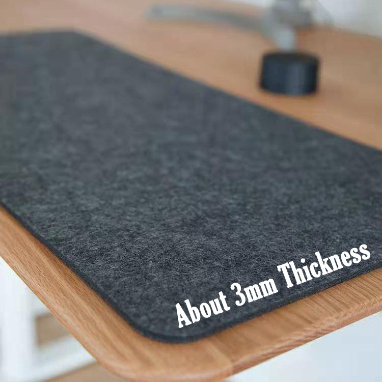 80 × 40 cm Felt Desk Pad – Non-Slip Extended Mouse Mat for Keyboard, Laptop & Home Office