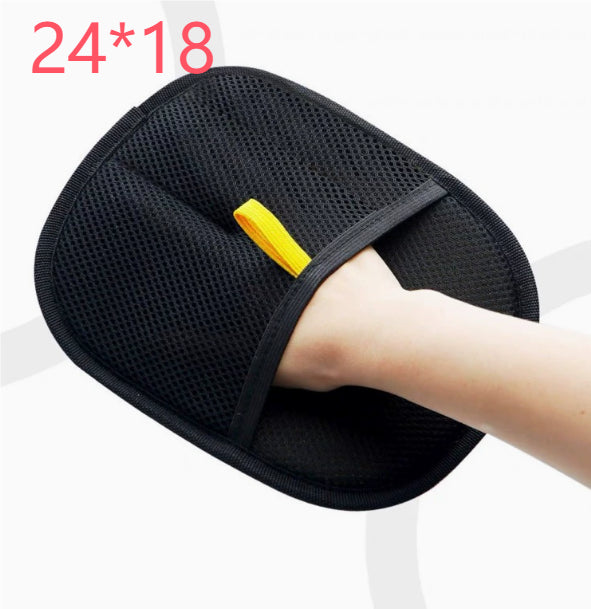 Reusable Pet Hair Remover Mitt, Dual-Sided Grooming Glove for Cats and Dogs