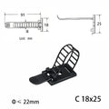 10-Piece Under-Desk Cable Organizer – Cord Clips & Wire Holders for USB, Mouse, Headphone & TV Cables