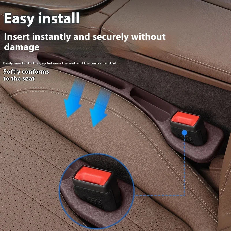 Car Seat Gap Plug & Storage Organizer – Leak-Resistant Console Filler for Phones, Keys & Small Items