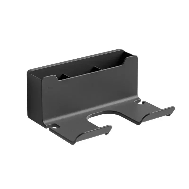 Wall-Mount Hair Dryer Holder – Suction Bathroom Organizer for Hair Dryers & Styling Tools