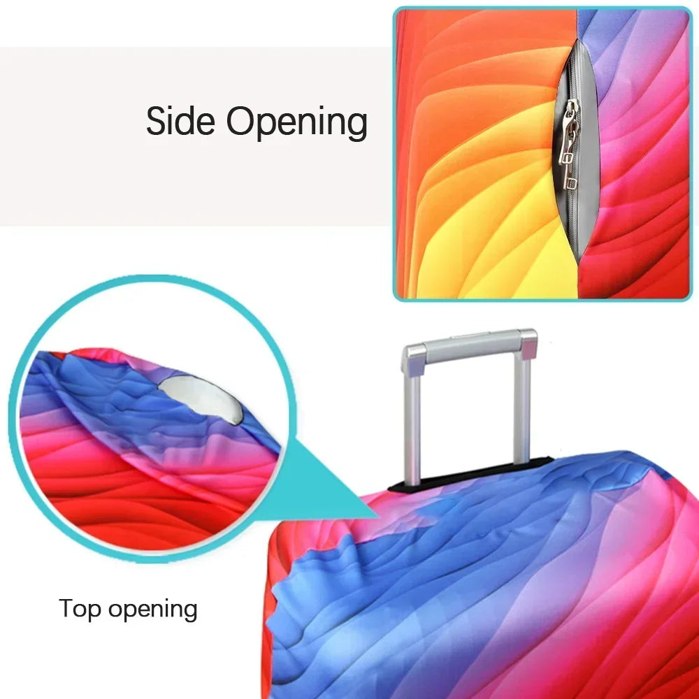 Stretch Luggage Cover Protector – Suitcase Dust Cover & Travel Baggage Accessory