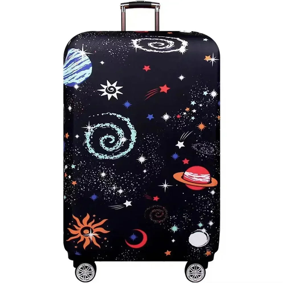 Stretch Luggage Cover Protector – Suitcase Dust Cover & Travel Baggage Accessory