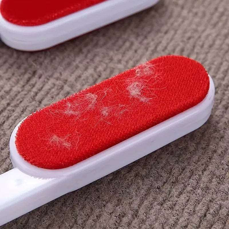 Self-Cleaning Double-Sided Lint Roller – Pet Hair Remover Brush for Clothes, Sofa & Carpet