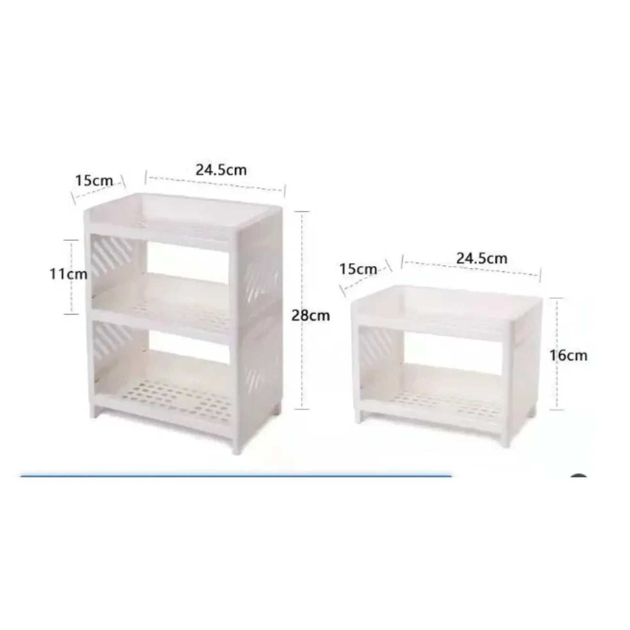 Modern 2-Tier Desk Storage Rack – Open-Frame Office Organizer for Notebooks, Stationery & Supplies