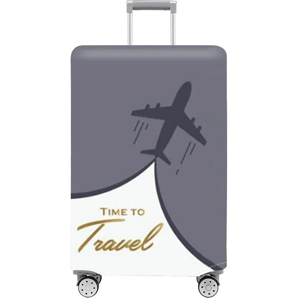 Stretch Luggage Cover Protector – Suitcase Dust Cover & Travel Baggage Accessory