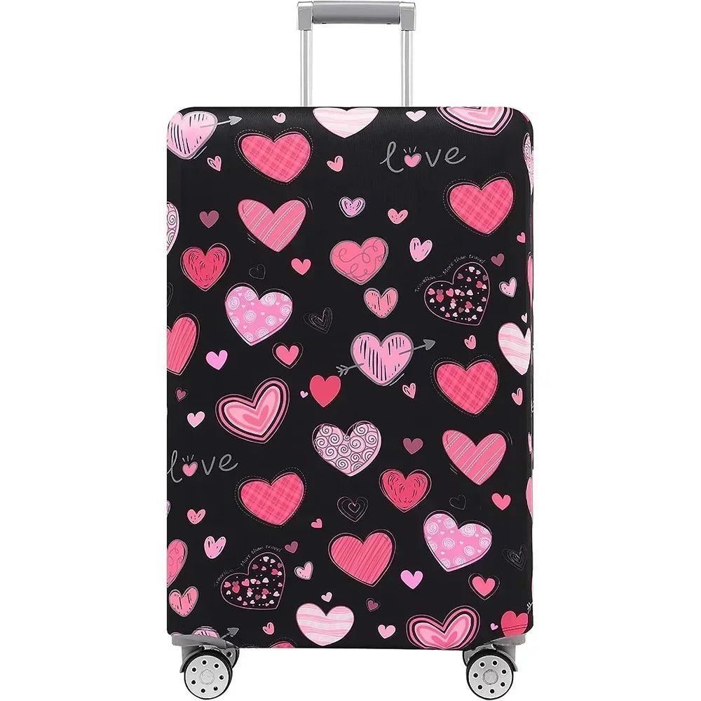 Stretch Luggage Cover Protector – Suitcase Dust Cover & Travel Baggage Accessory