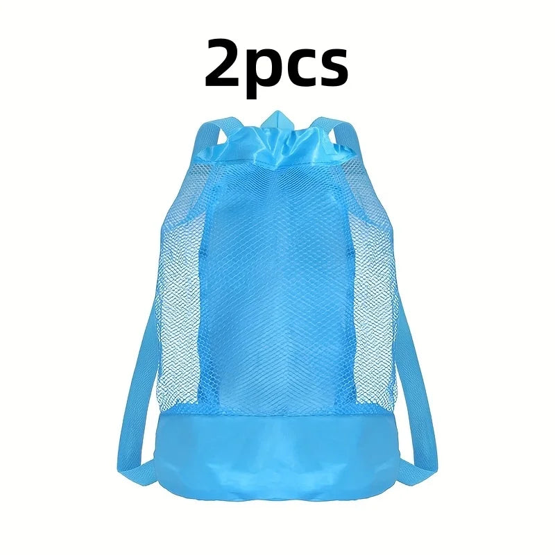 Large Mesh Beach Storage Bag – Multipurpose Tote for Towels, Toys, Travel & Pool Gear