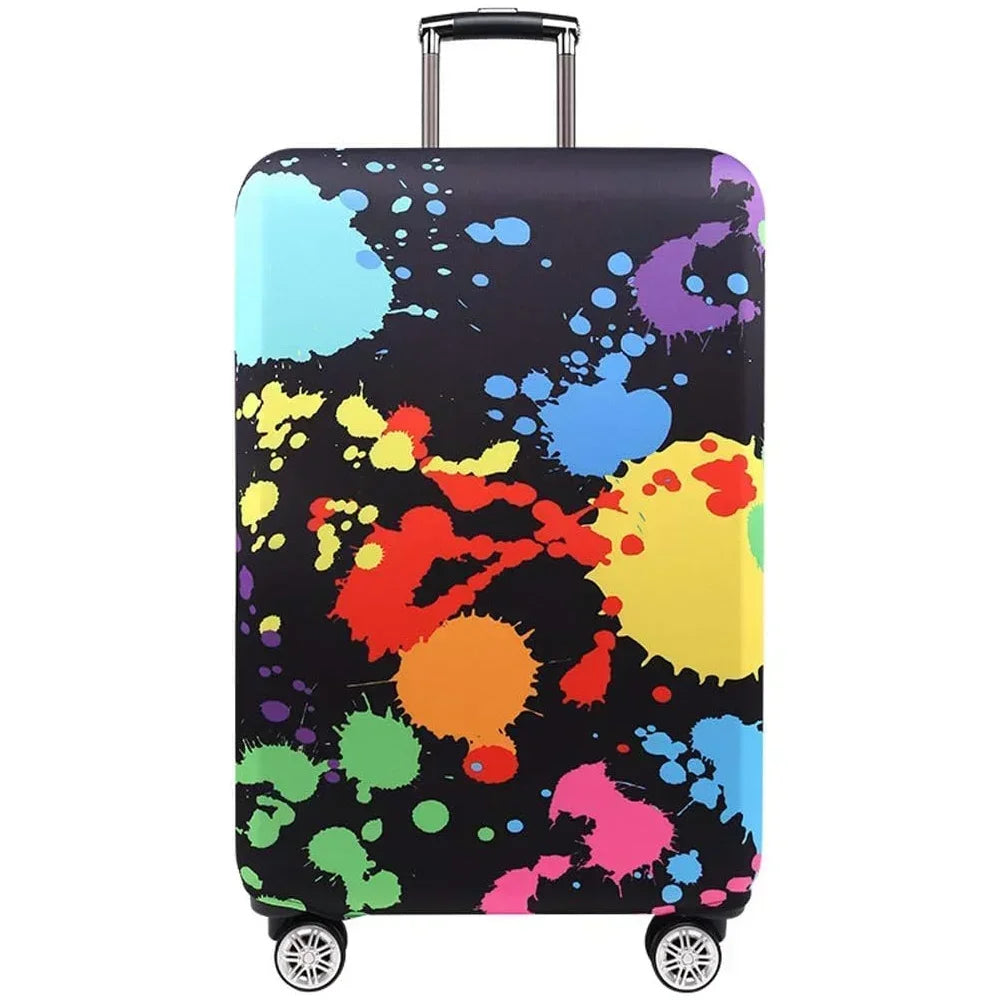 Stretch Luggage Cover Protector – Suitcase Dust Cover & Travel Baggage Accessory