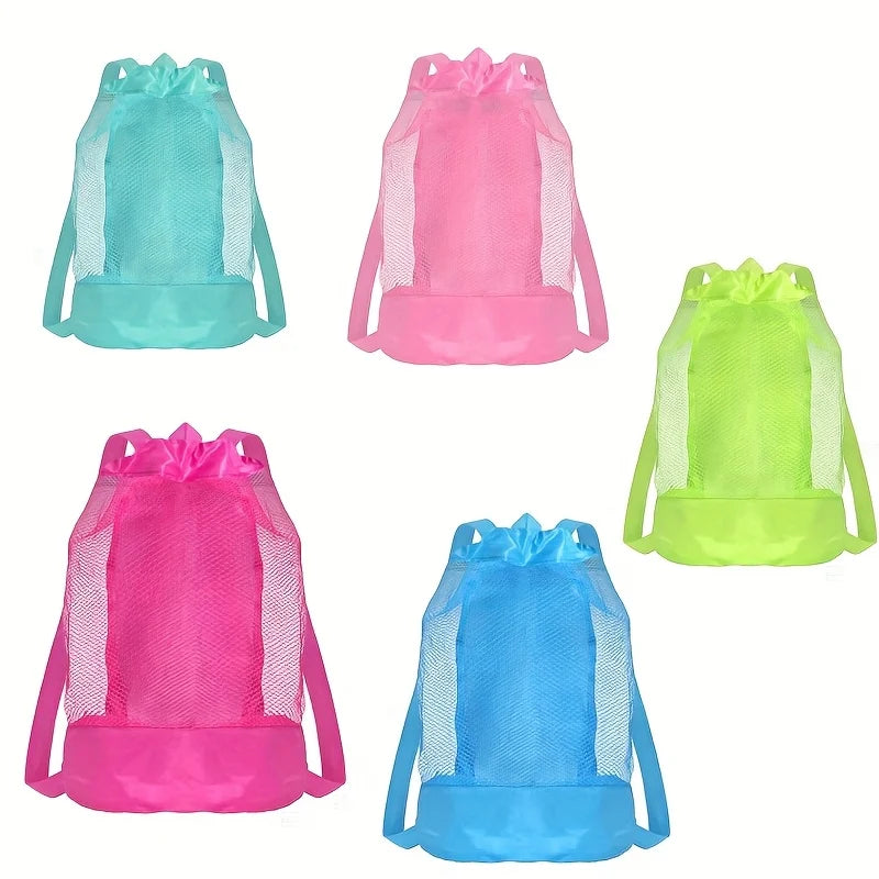 Large Mesh Beach Storage Bag – Multipurpose Tote for Towels, Toys, Travel & Pool Gear