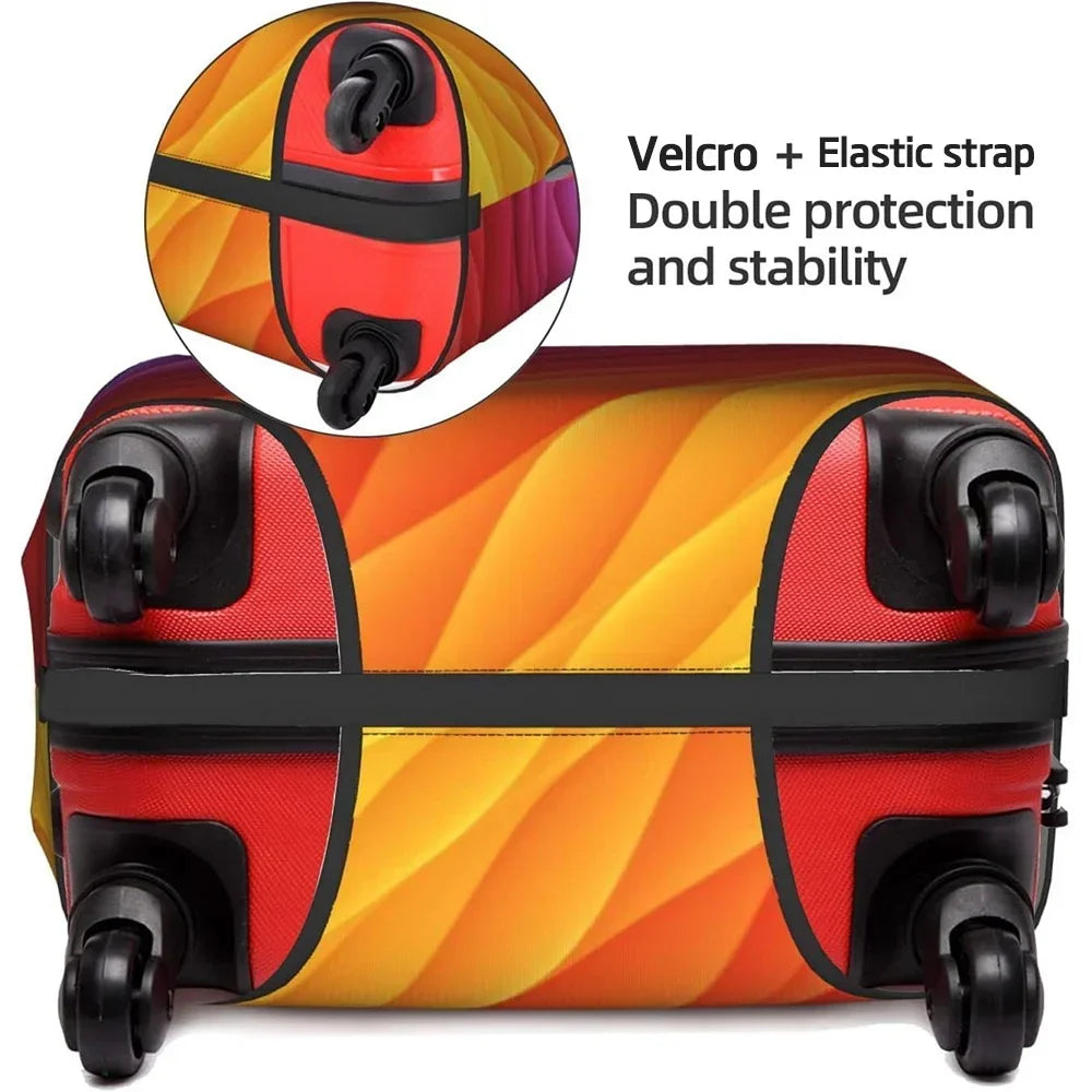 Stretch Luggage Cover Protector – Suitcase Dust Cover & Travel Baggage Accessory