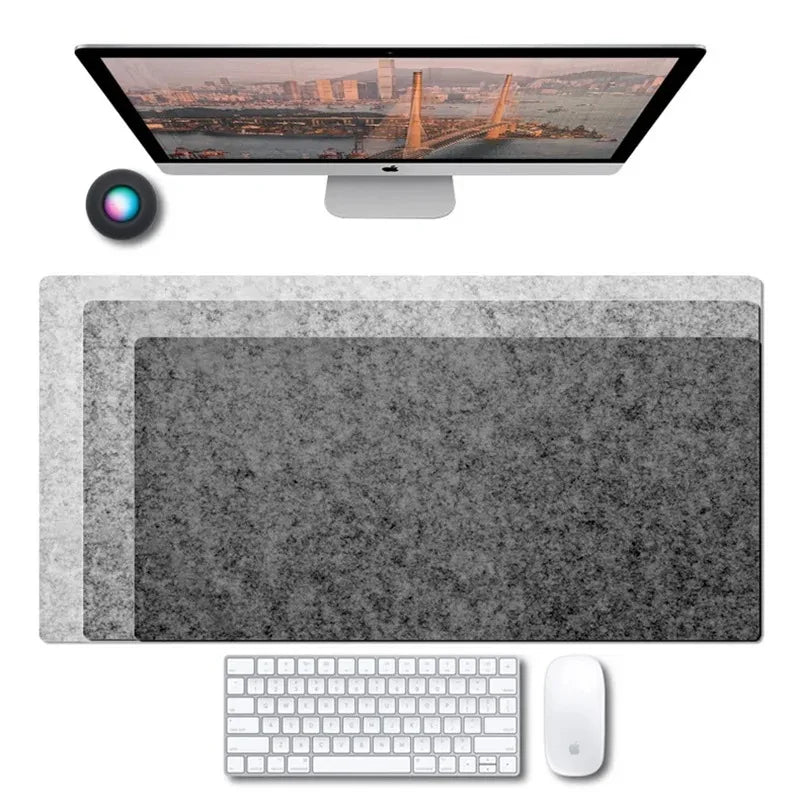 Wool-Felt XXL Desk Mat – Large Non-Slip Mouse Pad for Keyboard, Laptop, Gaming & Home Office