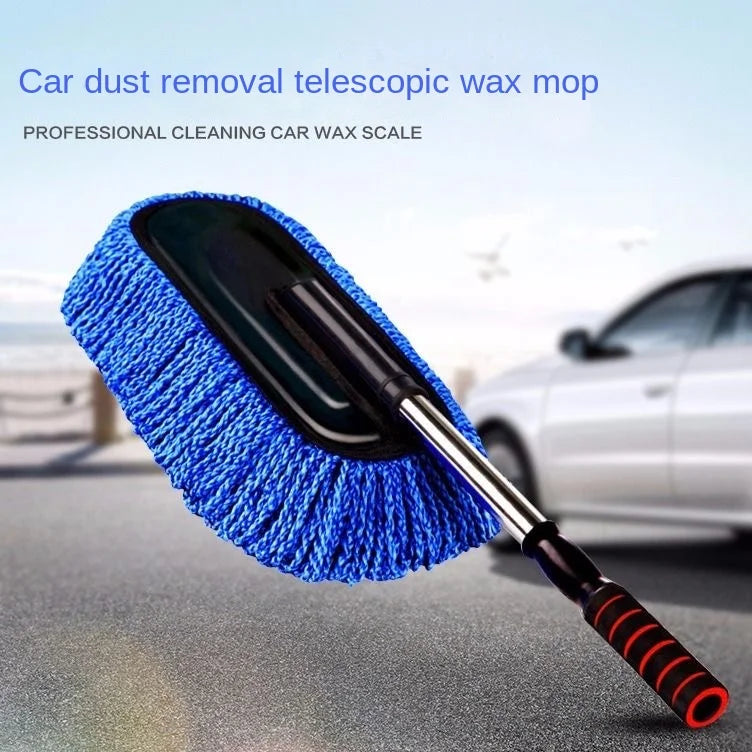 Microfiber Car Wash Brush Kit – Long-Handle Mop, Mitt, Sponge & Vehicle Cleaning Tools