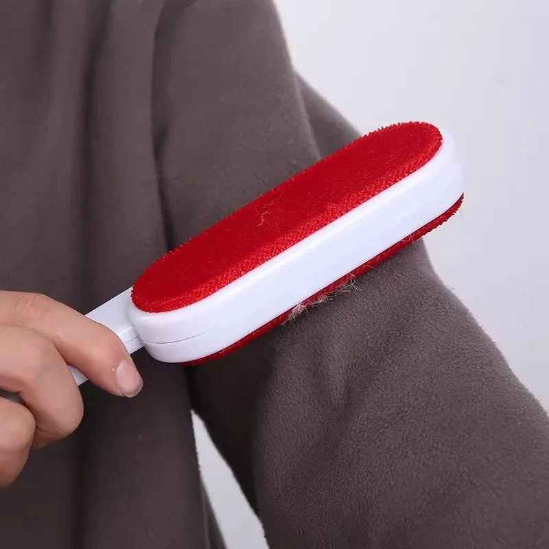 Self-Cleaning Double-Sided Lint Roller – Pet Hair Remover Brush for Clothes, Sofa & Carpet