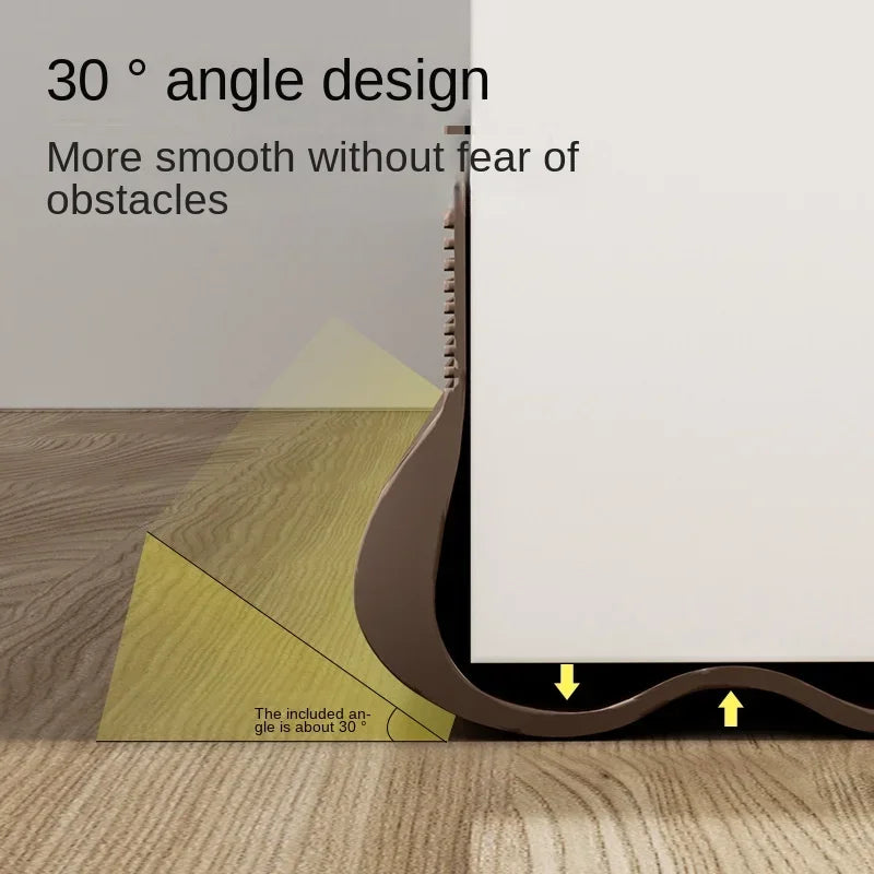 PVC Door Bottom Seal – Adjustable Door Sweep, Draft Stopper & Weatherstrip Gap Blocker