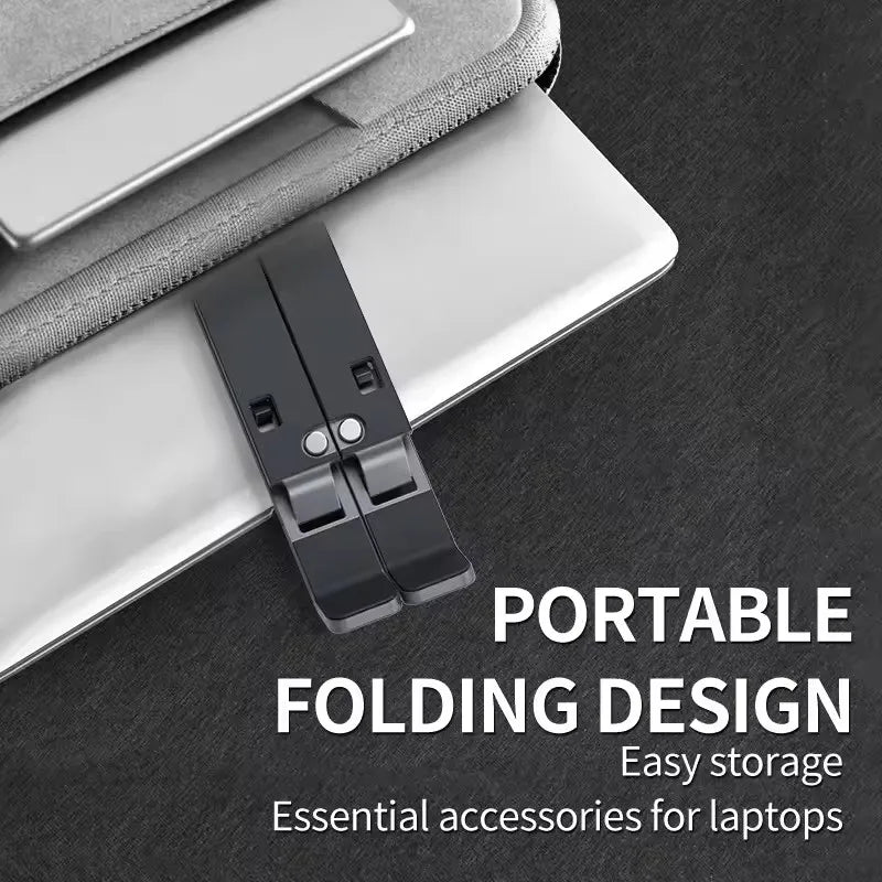 Adjustable Foldable Laptop Stand – Portable Computer Riser & Desktop Support for Laptop PCs