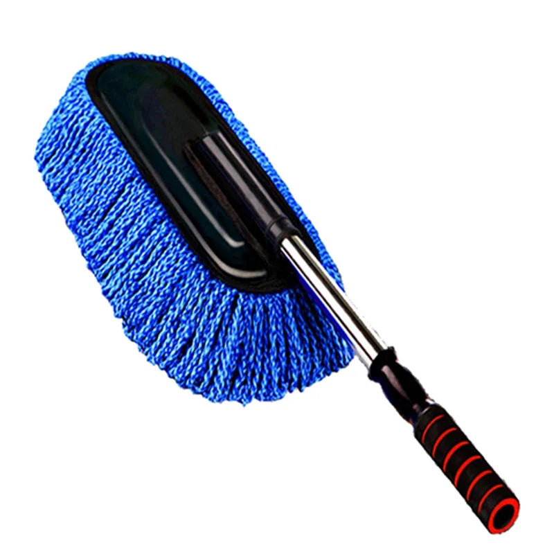 Microfiber Car Wash Brush Kit – Long-Handle Mop, Mitt, Sponge & Vehicle Cleaning Tools