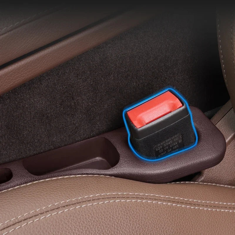 2-Piece PU Car Seat Gap Filler Set – Waterproof Console Organizers for Phones, Keys & Small Items