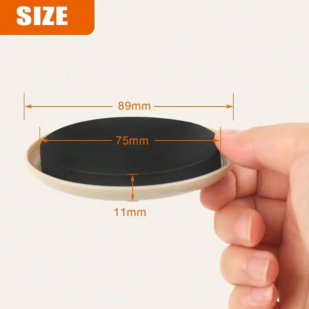 10-Pack Furniture Sliders – Reusable Floor Protectors for Hardwood, Carpet & Easy Moving