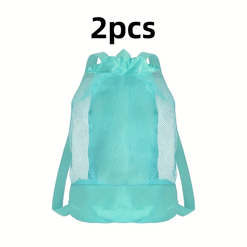 Large Mesh Beach Storage Bag – Multipurpose Tote for Towels, Toys, Travel & Pool Gear
