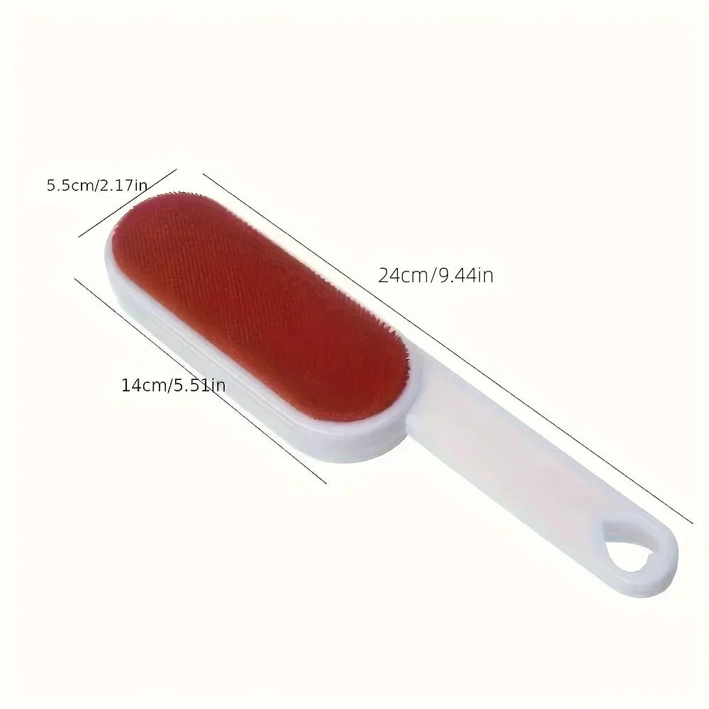 Self-Cleaning Double-Sided Lint Roller – Pet Hair Remover Brush for Clothes, Sofa & Carpet