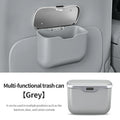 Car Trash Can with Lid – Hanging Wet/Dry Vehicle Waste Bin & Interior Storage Organizer