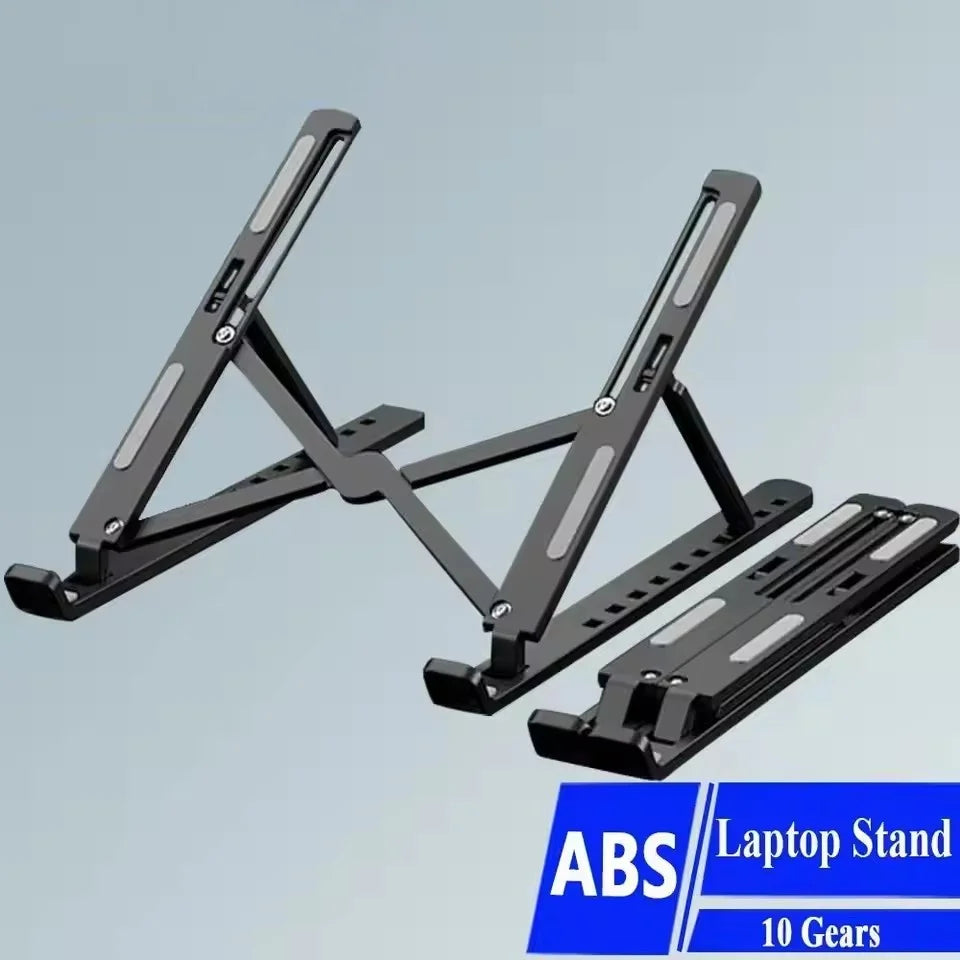 Adjustable Foldable Laptop Stand – Portable Computer Riser & Desktop Support for Laptop PCs