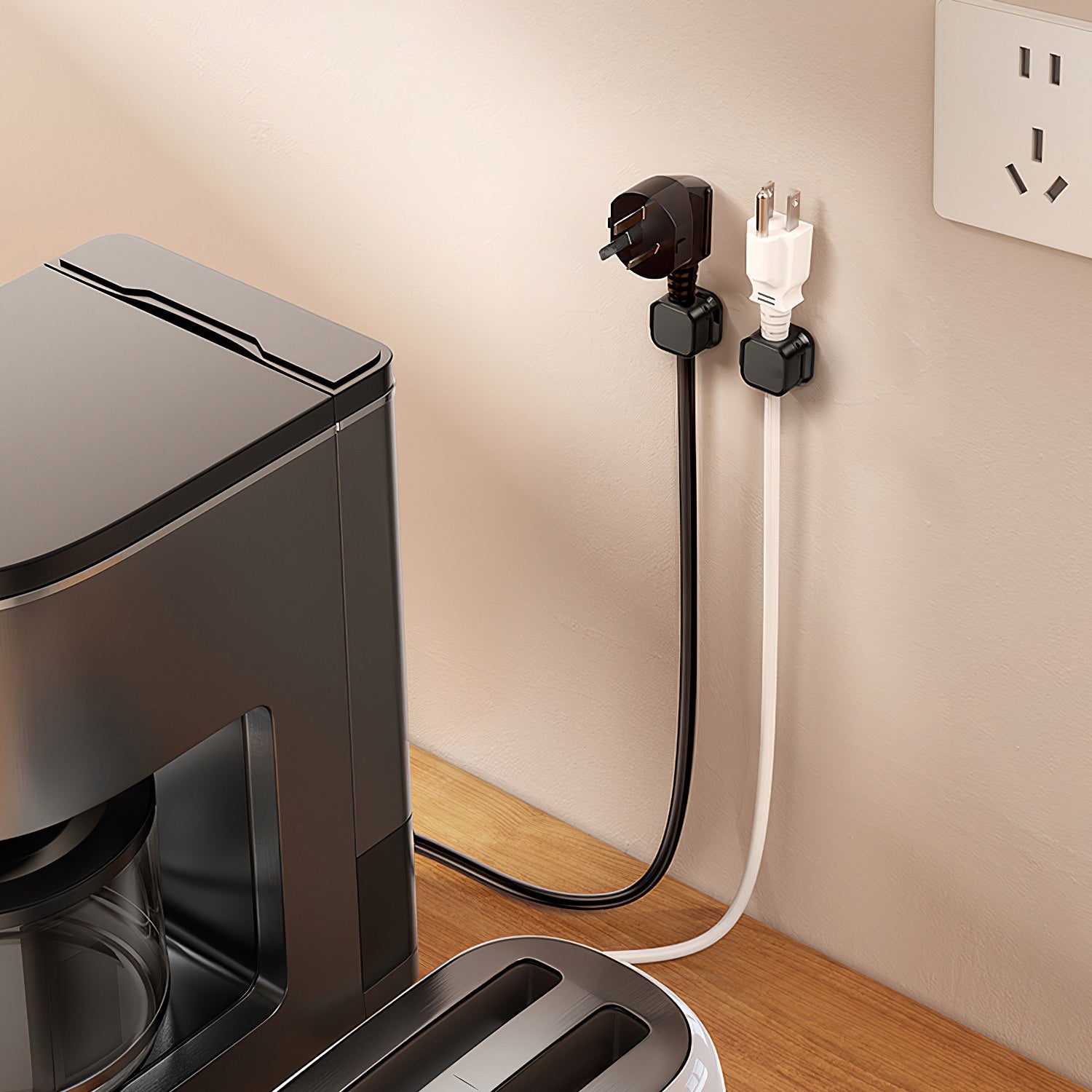 6-Pack Magnetic Cable Clips – Adhesive Cord Organizer Holders for Desks, Chargers & Electronics