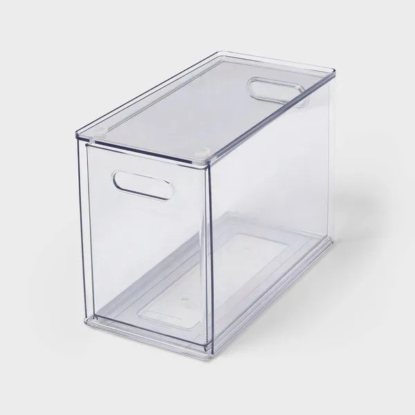 Clear Full-Depth Drawer Organizer Tray for Kitchen, Bathroom, Office and Vanity Storage