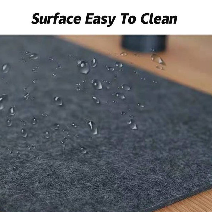 80 × 40 cm Felt Desk Pad – Non-Slip Extended Mouse Mat for Keyboard, Laptop & Home Office